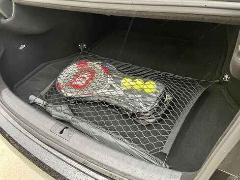 Trunk Organizer Cargo Net for Genesis G70 G80 G90 2017-2025 – Floor Style Cargo Net for Sedan – Premium Mesh Car Trunk Organizer Vehicle Carrier Storage – Compatible with G70 G80 G90 in Saudi Arabia