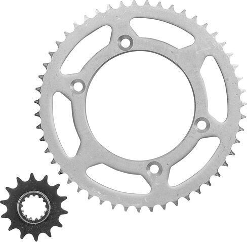 طقم Caltric الأمامي والخلفي المتوافق مع Suzuki DR-Z125 DRZ125 2003-2016 in Kuwait