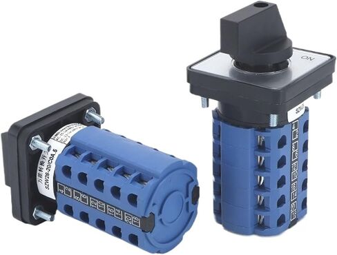 1pcs SZW26/LW26-20 5 Poles 20 Terminals 20A 660V 64X64/48X48 mm Control Circuit Knob Selection Cam Rotary Changeover Switch(0-9.5 64X64mm) in Kuwait