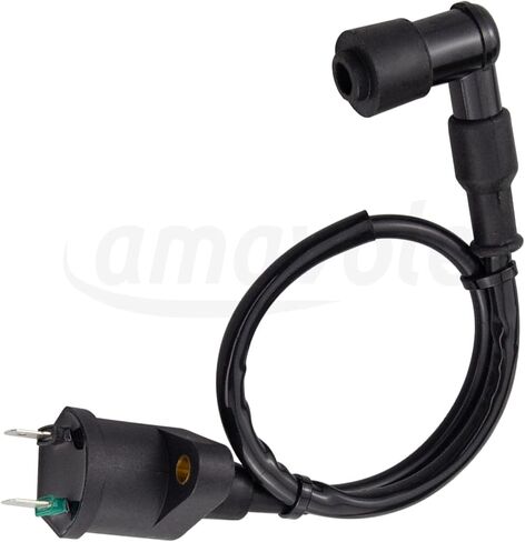 منظم الجهد التتابع لفائف الاشتعال 5-دبان CDI مربع مجموعات شمعات الإشعال ملائمة لـ 49cc 50cc 70cc 90cc 110cc 125cc atv الدراجة الترابية Go Kart taotao Sunl Kymco Kazuma Meerkat Coolster إلخ (مجموعة من 5) in Saudi Arabia