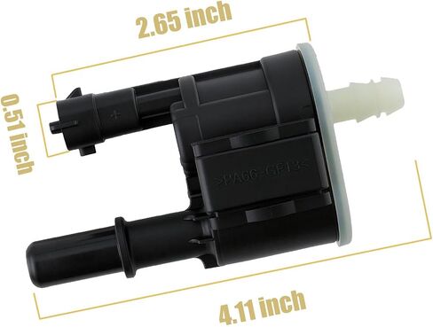 Evap Vapor Canister Purge Valve 911-410 4627694AA 4627694AB متوافق مع Chrysler 200 300 Pacifica ، Dodge Challenger Charger Durango ، Jeep Cherokee Wrangler RAM 1500 2500 3500 3500 3500 in Kuwait