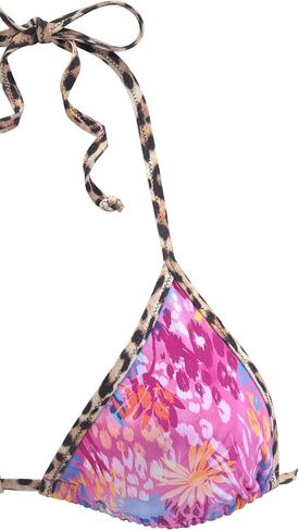 Lascana Women’s Leopard Floral Triangle Top Bikini Top in Saudi Arabia
