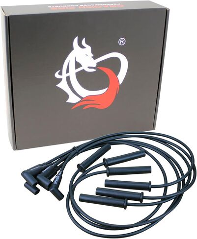 Dragon Fire Performance Direct Fit Pit OEM استبدال الأسلاك الشرارة مجموعة متوافقة مع 1999-2005 Chevy Buick Oldsmobile Pontiac Impala Malibu Century Alero 3.1L 3.4L V6 OEM FIT PWJ279-OES in Saudi Arabia