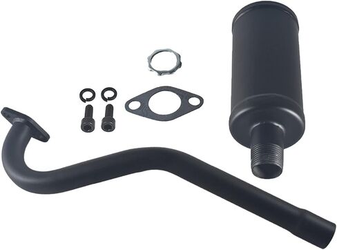 Exhaust Pipe For Coleman CT100U Predator 79cc 98cc 3HP Mini bike Silver in Saudi Arabia