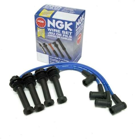 مجموعة سلك قابس NGK Spark متوافقة مع Ford Focus 2.0L L4 2000-2004 in Saudi Arabia