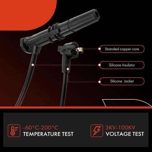 A-Premium Ignition Sclow Slug Slips مجموعة من 8 متوافقة مع Ford Crown Victoria 1992-1993 & Lincoln Town Car 1991-1993 & Mercury Grand Marquis 1992-1993 ، 4.6L ، استبدل# F1PZ12259A in Saudi Arabia