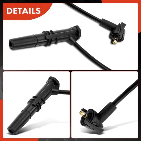 A-Premium Ignition Sclow Slug Slips مجموعة من 8 متوافقة مع Ford Crown Victoria 1992-1993 & Lincoln Town Car 1991-1993 & Mercury Grand Marquis 1992-1993 ، 4.6L ، استبدل# F1PZ12259A in Saudi Arabia
