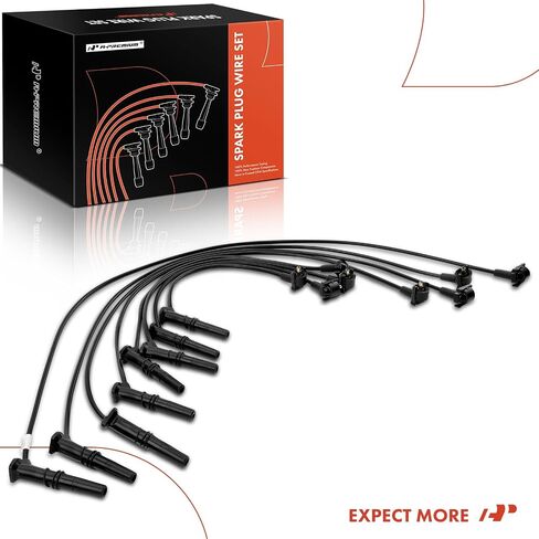 A-Premium Ignition Sclow Slug Slips مجموعة من 8 متوافقة مع Ford Crown Victoria 1992-1993 & Lincoln Town Car 1991-1993 & Mercury Grand Marquis 1992-1993 ، 4.6L ، استبدل# F1PZ12259A in Saudi Arabia