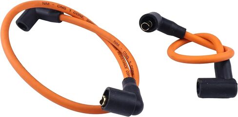 2PCS Spark Plug Wires HE167-1602 Compatible with JD 316 318 420 ONAN P216 P218 P220 P224, 90 Degree Coil Ends in Saudi Arabia