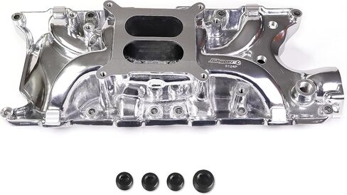 8124 7121 Low Rise Intake Manifold Aluminum Dual Plane Compatible with Ford Small Block Windsor 1962-2001 SBF 260 289 302W V8 RPM Idle-6,500 Silver in Kuwait