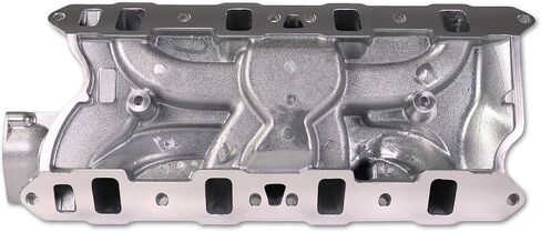 8124 7121 Low Rise Intake Manifold Aluminum Dual Plane Compatible with Ford Small Block Windsor 1962-2001 SBF 260 289 302W V8 RPM Idle-6,500 Silver in Kuwait