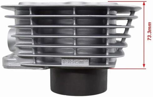 Motorcycle Cylinder Kit 67mm Bore 198CM3 For CG200 Air Cooled Engine Spare Parts in Saudi Arabia