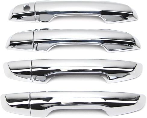 Door Handle Cover for Honda CR-V CRV 2017 2018 2019 2020 2021 2022 2023 Chrome Exterior Trim Decoration Protector Cap (w/o Smart Keyhole) in Saudi Arabia