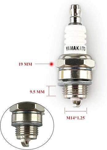 Yamakato 2-Pack L7RTC SPACK-استبدال للبطل RCJ6Y ، RCJ7Y ، RC16YC ، ل NGK 6708 BPMR7A ، ل BOSCH WSR6F ، ل stihl MS250 Chainsaw ، Lawn & Garden Meature in Kuwait