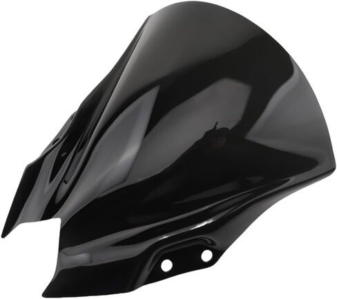 15" Racing Windshield Replacement for Ninja500 Ninja 500 SE 2024-2025 Motorcycle PC Windscreen Wind Deflector Protector Front Fairing (Dark Smoke) in Kuwait