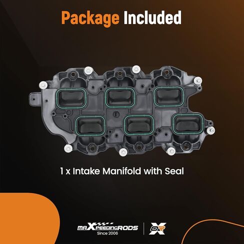 maXpeedingrods 5184199AF Full Aluminum Lower Intake Manifold for Dodge Challenger Charger Journey Jeep Grand Cherokee Wrangler Chrysler 200 300 Town & Country V6 3.6L in Kuwait