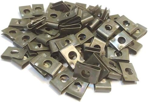 70pcs Set M4 M5 M6 Car U Type Clips Reed Nuts 5mm 6mm 4mm Self-Tapping Fasteners for Auto Motorcycle Scooter ATV Moped in Saudi Arabia