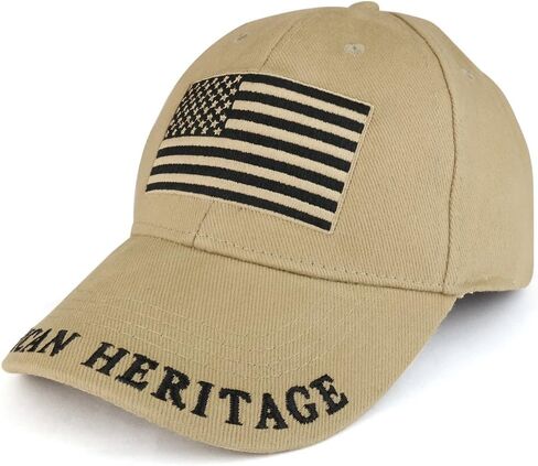 American Heritage US Flag Flag Progridered Cotton Twill Cap Capball Cap in Kuwait