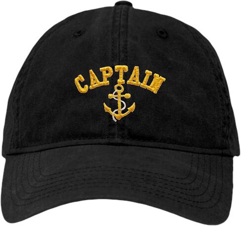 Go All Out Adult Captain with Anchor Embroidered Deluxe Dad Hat in Saudi Arabia