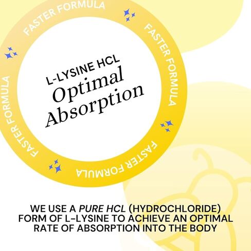 L-Lysine 1500mg | High Potency Essential Amino Acid, Vegetable Tablets, 120ct in Kuwait