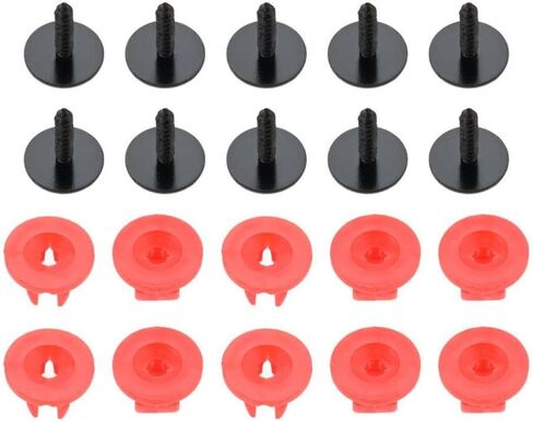 20 Pieces Universal Car Engine Undertray Cover Clips and Fasteners for Various Models Compatible with C-Max S-Max in Saudi Arabia