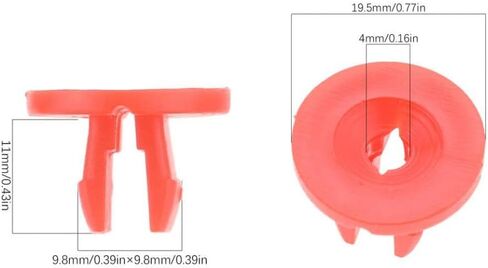 20 Pieces Universal Car Engine Undertray Cover Clips and Fasteners for Various Models Compatible with C-Max S-Max in Saudi Arabia