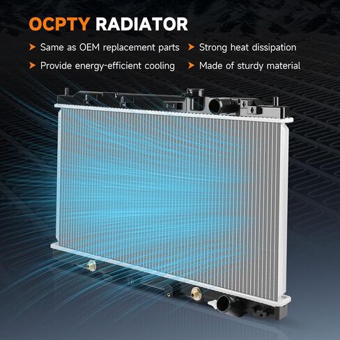OCPTY Auto Parts Radiator Replacement for 1994-2001 for Acura for Integra 1.8L GS-R CU1741 Aluminum Radiator in Saudi Arabia