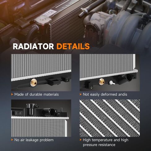 OCPTY Auto Parts Radiator Replacement for 1994-2001 for Acura for Integra 1.8L GS-R CU1741 Aluminum Radiator in Saudi Arabia