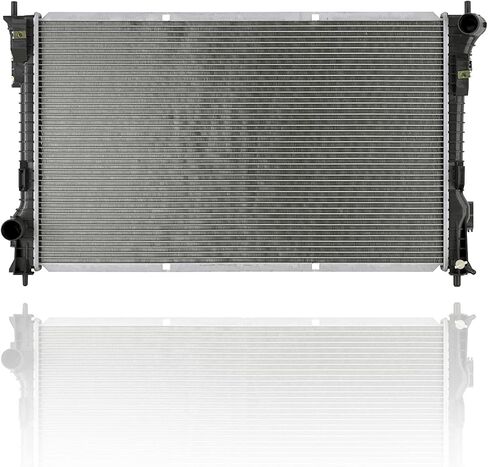 Radiator - Pacific Best Inc. Compatible/Replacement for 13307 13-19 Ford Taurus 2.0L, 13-19 SHO, 13-16 Lincoln MKS-3.5L - Without Engine Oil Cooler, Plastic Tank Aluminum Core in Saudi Arabia