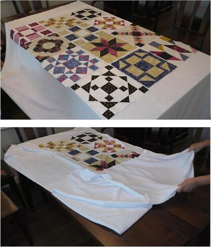 Prop-it Quilter's Design Wall Curtain 60 "x108"-أبيض in Saudi Arabia