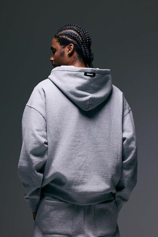 FATE Heavyweight Fleece Double Zip Hoodie for Men – Oversized Drop Shoulder, 360 GSM Cotton Fleece, Zip-Up Streetwear in Saudi Arabia