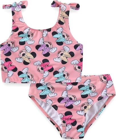 ديزني The Little Mermaid Girls Upf 50+ بدلة السباحة Tankini Top و Bikini Bottom Swimsuit in Kuwait