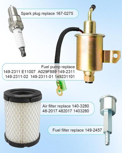 149-2311 مضخة الوقود لضاعف مجموعة ملائمة للكامينات onan microlite microquiet RV QG 4000 4KW أجزاء المولدات ، مع سدادة شرارة Filter Filter Filter Filter استبدال 1403280 149-2457 167-0275 in Saudi Arabia