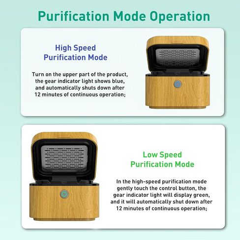 2 in 1 Air Purifier Multifunctional Smokeless Ashtray for Cigarette Smoker, HEPA Filter Reduce Smoke, USB Rechargeable Smoke Ashtray for Home Office Car in Kuwait
