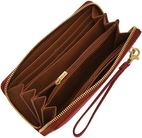 Fossil Logan Zip Clutch, Harlow Multi Print in Saudi Arabia