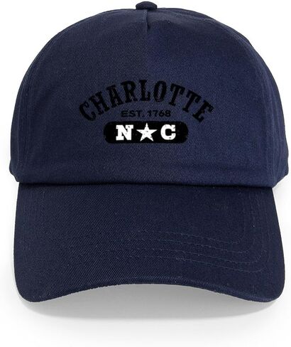 CafePress Charlotte NC Cap Adjustable Baseball Cap in Saudi Arabia