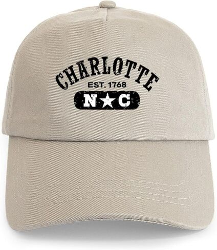 CafePress Charlotte NC Cap Adjustable Baseball Cap in Saudi Arabia