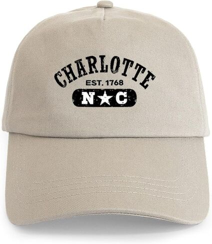 CafePress Charlotte NC Cap Adjustable Baseball Cap in Saudi Arabia