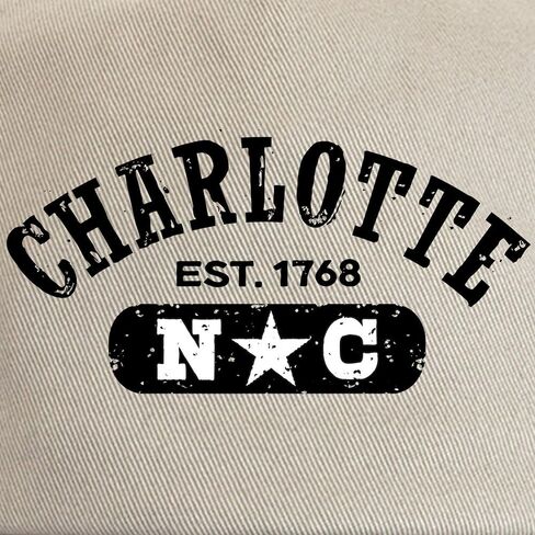 CafePress Charlotte NC Cap Adjustable Baseball Cap in Saudi Arabia