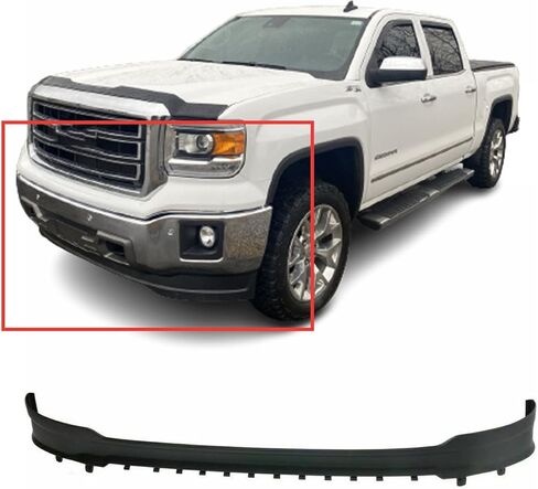FITPARTS متوافقة مع أسفل المصد الأمامي غلاف الهواء المنحرف Valance 2014-2015 GMC SIERRA 1500 14-15. جديد ، محكم. 22764087 GM1095199 in Saudi Arabia