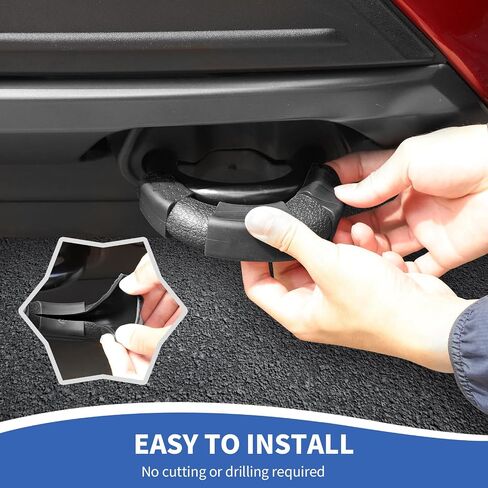Tow Hook Cover fit for Ford F150 2009-2025, USA Flag Front Bumper Tow Hooks Hitch Accessories, Black in Saudi Arabia