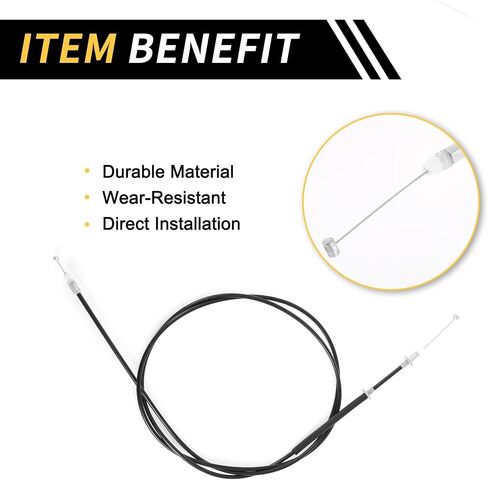 1 PCS Hood Latch Cable لتويوتا 4Runner 1996-1998 Front Hood Cable Cable Cable Cable No.5363035020 Black in Saudi Arabia