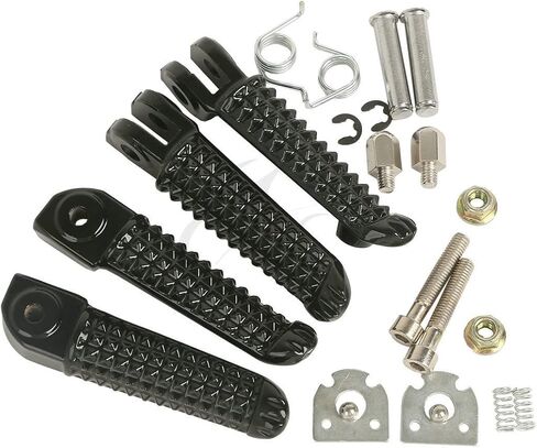 TCMT Front Rear Footrests Foot Pegs Fits For Yamaha YZF R1 1998-2019 YZF R6 2003-2020 in Saudi Arabia