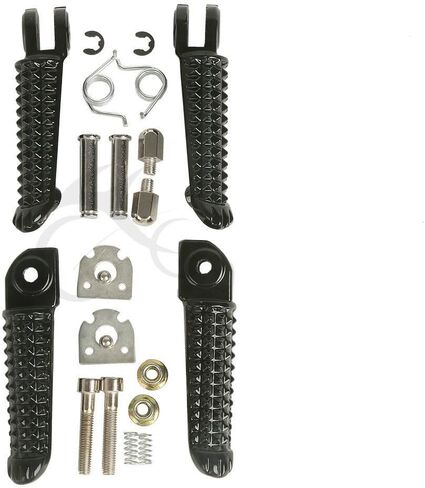TCMT Front Rear Footrests Foot Pegs Fits For Yamaha YZF R1 1998-2019 YZF R6 2003-2020 in Saudi Arabia
