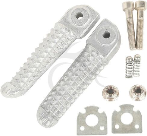 TCMT Front Rear Footrests Foot Pegs Fits For Yamaha YZF R1 1998-2019 YZF R6 2003-2020 in Saudi Arabia