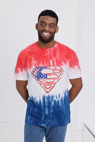 DC Comics Justice League Superman July 4th Matching Family T-Shirt Toddler to Adult Sizes (2T - 2XL) in Saudi Arabia