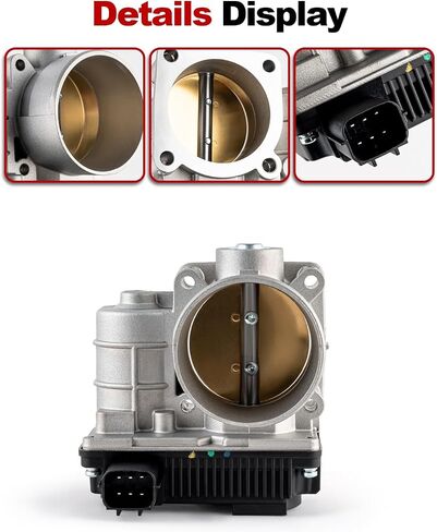 Electronic Throttle Body Compatible with Nissan Altima 2002 2003 2004 2005 2006 2007 2008 Sentra X-Trail L4 2.5L, GAS, Base Spec V LE SLX Limited Edition 4WD SE XE SLX, Replace S20053 TB1002 in Saudi Arabia