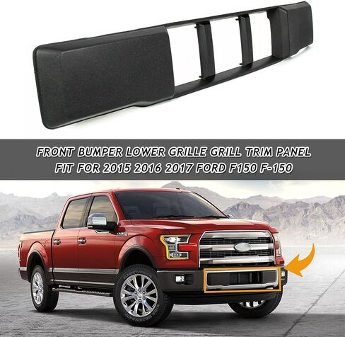 اللوحة الأمامية Lower Grille Trim Plane For Ford F150 F-150 2015 2015 2017 استبدال FL3Z-17E810-CA ، FO1044110 in Kuwait