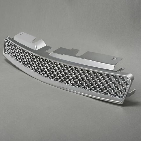 Hecasa Upper Grille متوافقة مع 2006-2013 Chevy Impala/2014-2016 Chevrolet Impala Limited/2006-2007 Chevy Monte Carlo Mesh Mesh Grill Plastic (ABS) Chrome in Saudi Arabia