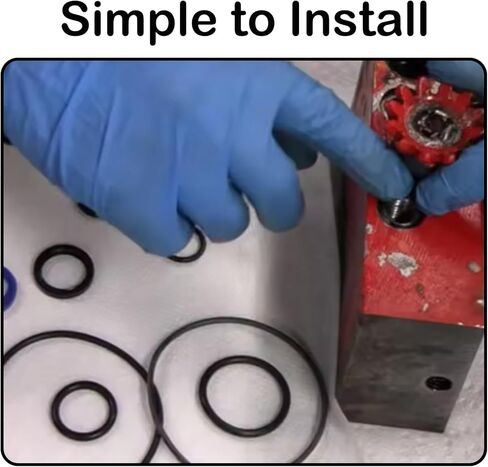 15PCS Hydraulic Floor Jack Seal Kit, 3 Ton Horizontal Jack Oil Seal Complete Set with O-Ring Seals, Universal Repair Kit for SUV, Truck & Automotive Hydraulic Jacks in Kuwait